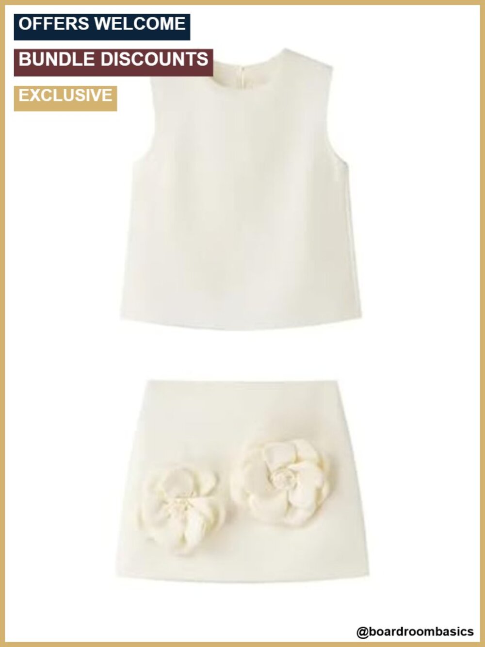 Women's 2pc Sleeveless Crop Top & Mini Skirt Set Sexy Floral 3D Summer Outfit